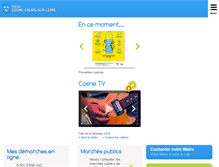Tablet Screenshot of mairie-cosnesurloire.fr